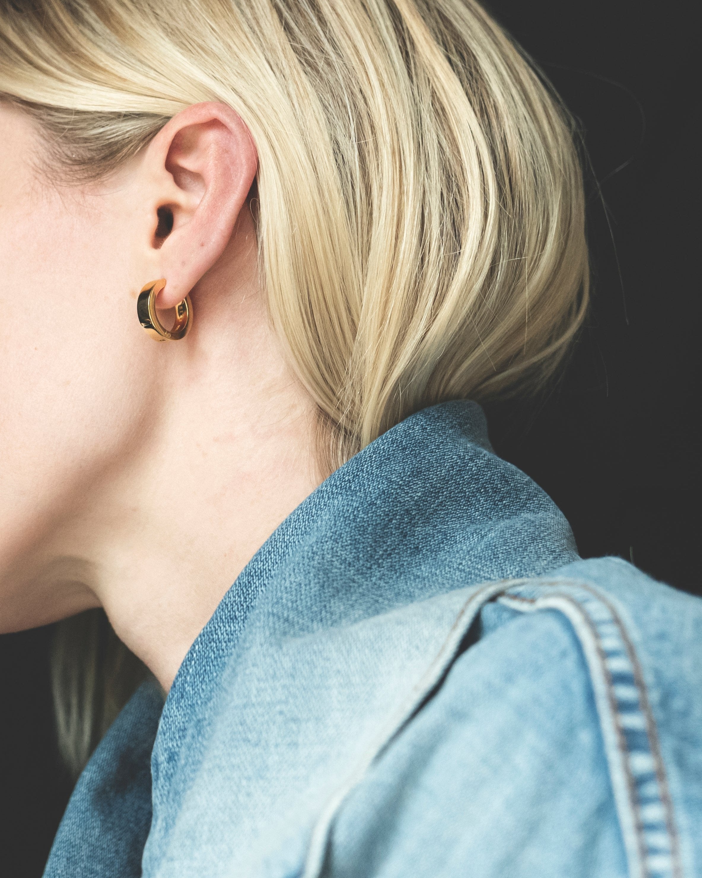 EARRING 01 GOLD POLISHED
