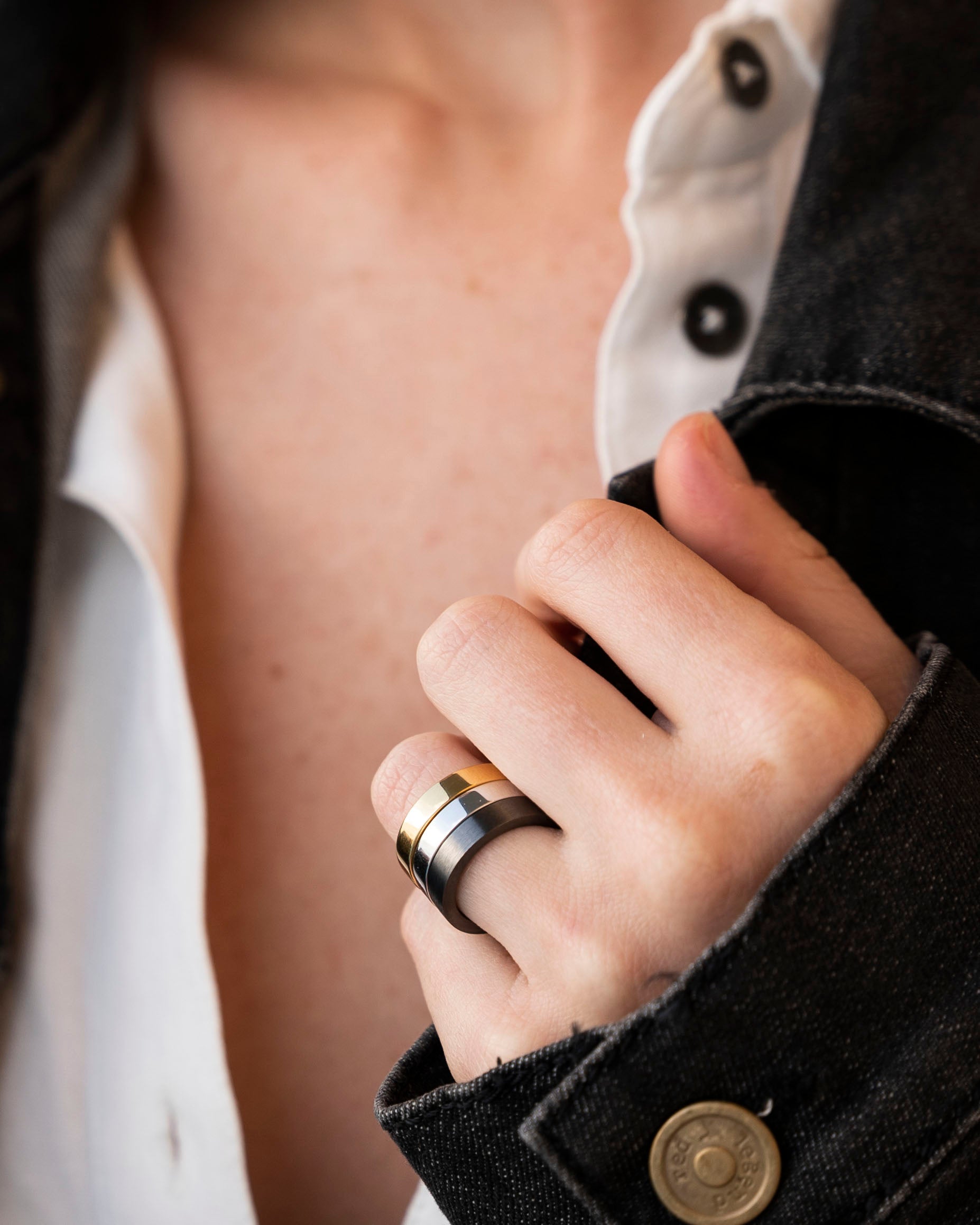 RING 01 GOLD POLISHED